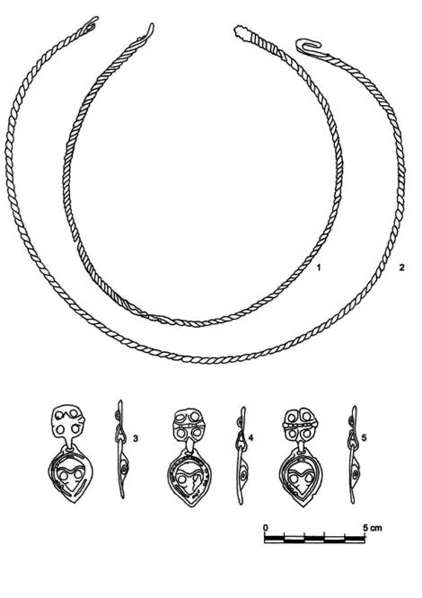 Pl. XVII. 1-5: Lopadea Nouă ( după V. Deleanu ). 